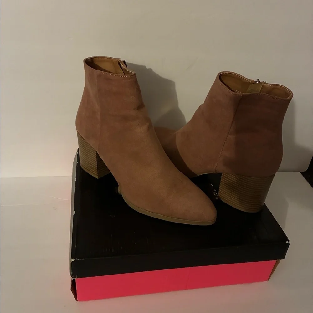 Women's Pink Mauve Ankle Boots